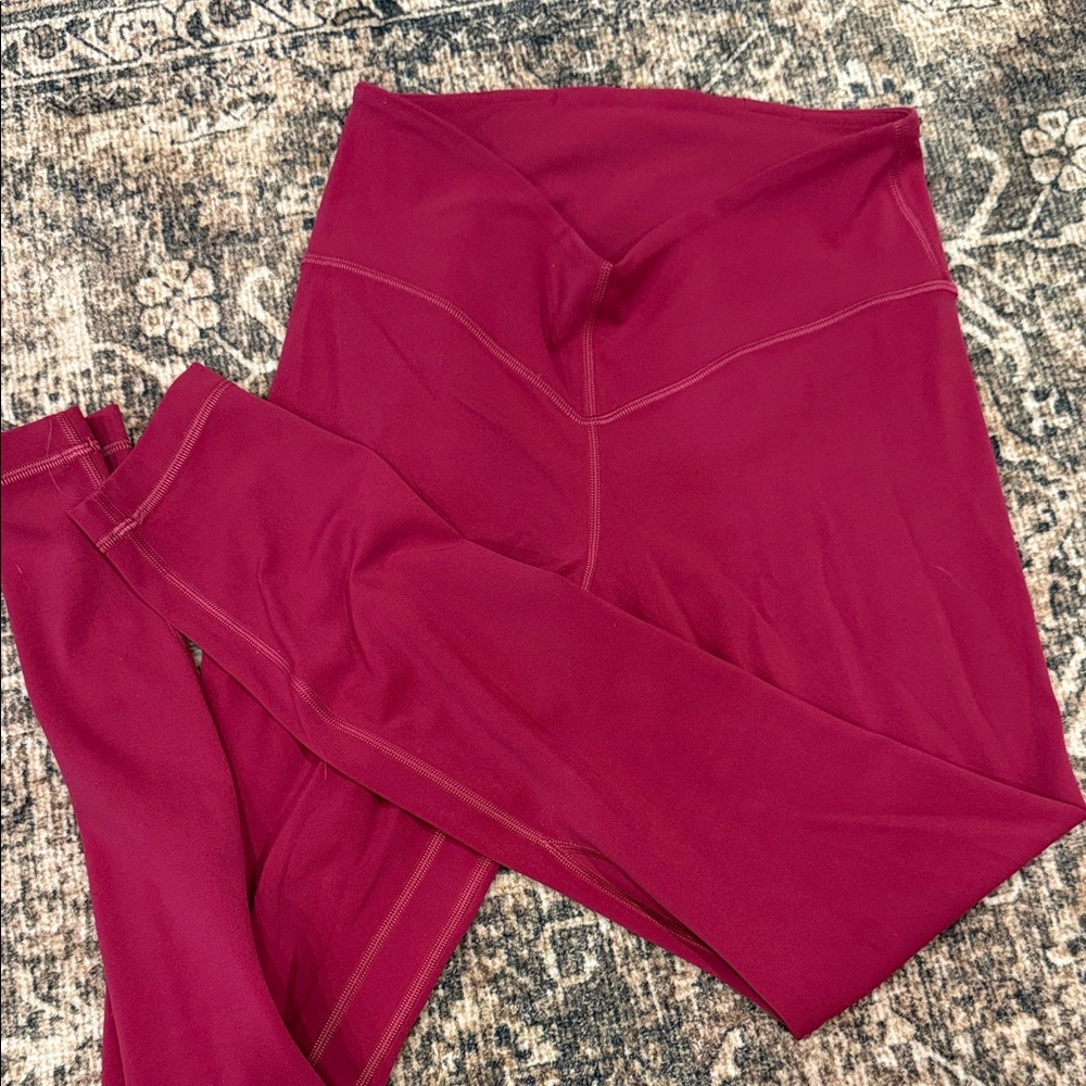 lululemon athletica Women's Magenta High-Rise Leggings